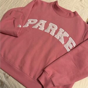 PARKE/ Rare/BubbleGum mockneck like new i wore once